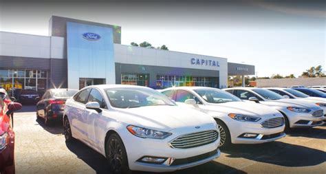Capital ford wilmington nc - Learn more about the newest features of the Ford Fusion in Wilmington, NC ... NC and many other great models at Capital Ford of Wilmington. View Inventory Get Financing Test Drive. Specifications. Model: Ford Fusion: Starting MSRP* $22,120: MPG: 21/33 city/hwy: Hybrid MPG: 43/41 city/hwy: Standard: Entertainment System: Available Luxury ...